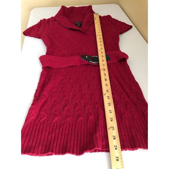 2 B Bebé Knit Red Sweater Pullover size Small - Picture 8 of 9